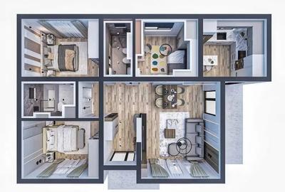 Casa individuala, 4 camere, 2 bai, Valea Ursului-Vorovesti - 4