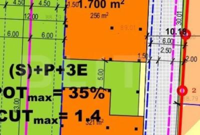 Teren de 1700 mp, în Braytim