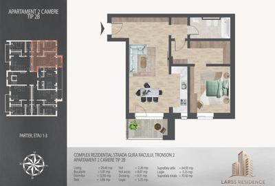 Apartament cu 2 camere semidecomandat în Theodor Pallady - 2