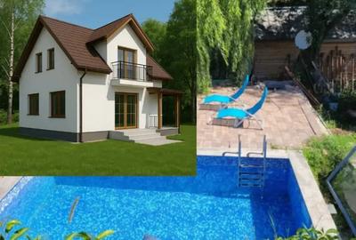 Casa noua P+m, cu piscina, langa padure!