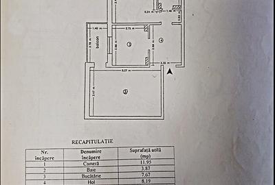 Apartament cu 2 camere decomandat în Nicolina