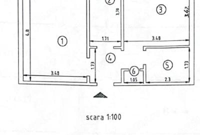 Apartament cu 2 camere decomandat în Nicolina - 9
