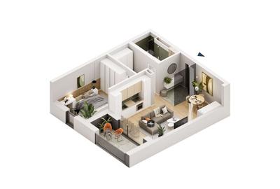 Apartament nou cu 2 camere - 2