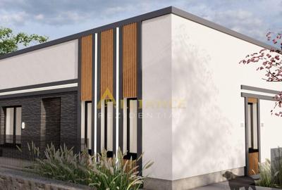 Casa individuala parter - 4 camere 2 bai - teren 309mp - 7