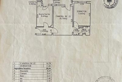 2 camere Hipodrom, mobilat, suprafata 51mp - 2