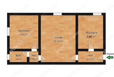 Apartament cu 2 camere si pivnita situat in zona Rahovei din Sibiu - 3