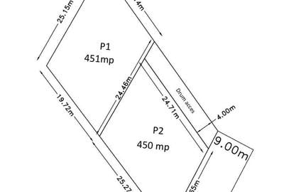 Teren de 1000 mp, în Exterior Vest - 2