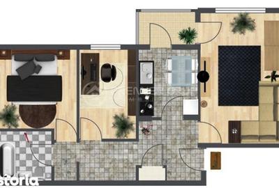 Apartament cu 3 camere decomandat în Ultracentral