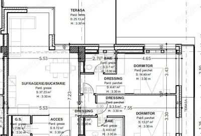 Apartament cu 3 camere decomandat în Central