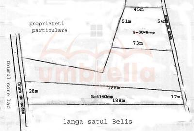 De vanzare in Belis 4.140mp - 3