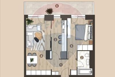 Apartament 2 camere & terasa I mobilat utilat I First Estate Pipera - 17