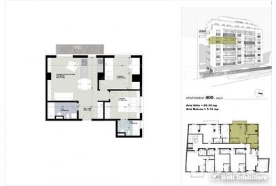 Apartament cu 3 camere semidecomandat în Mărăști - 3