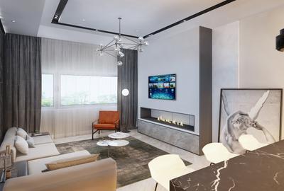 Apartament 4 camere-Penthouse-Scara interioara-Terasa 70mp-Finalizat-Parc Carol