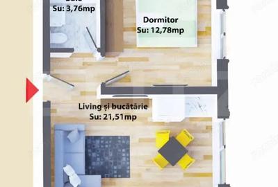 Apartamente de 2 camere, 38,05 mp, moderne, zona Ipotesti - 1
