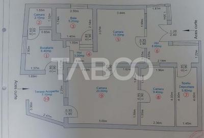 Casa individuala 3 camere garaj si teren liber 207 mp Trei Stejari - 9