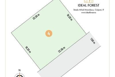 Vindem lot teren cu deschidere la padurea Snagov-Izvorani 491mp - 4