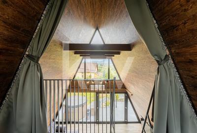 Afacere la cheie in inima naturii- Case smart A-Frame - 14