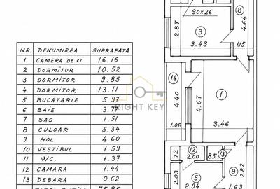 Apartament cu 4 camere semidecomandat, mobilat în Berceni - 16