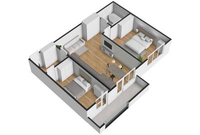 Apartament cu 3 camere decomandat în Ștefan cel Mare - 2