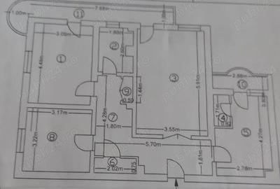 Apartament cu 3 camere decomandat în Turnu Măgurele - 3