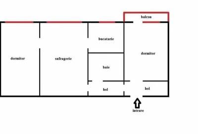 Apartament cu 3 camere în Tudor Vladimirescu - 1