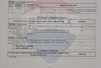 Teren de 2944 mp, în Central