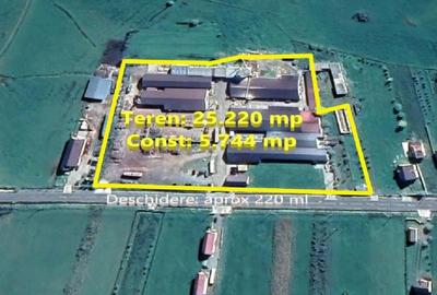 Spațiu industrial, de 5,744 mp, în Fărcașa