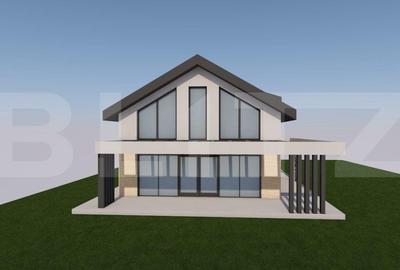 Oferta! Casa semifinisata, cu priveliste, 750 mp teren, Salicea - 4