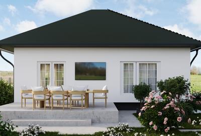 Casă 80 mp utili + Teren 360 mp – Balotești-Săftica finisaje premium - 2