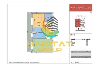 Apartament 2 Camere Decomandat 64.5 Mp  Bloc Nou Grand Arena - 2
