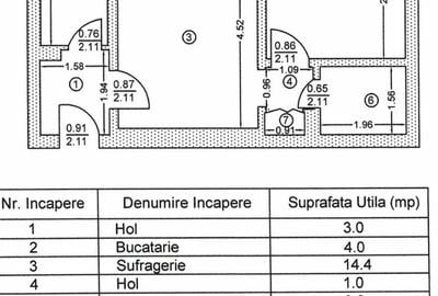 Vanzare apartament 2 camere Berceni / Giurgiului/ Sector 5 - 7