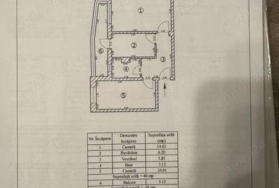 Apartament cu 2 camere decomandat în Calea București - 8