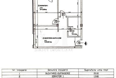 Apartament cu 3 camere semidecomandat, mobilat în Florești - 10