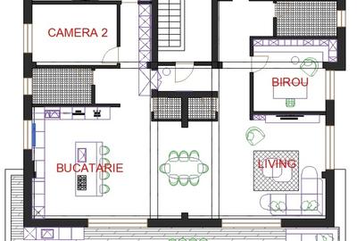 Apartament cu 3 camere decomandat în Central - 3