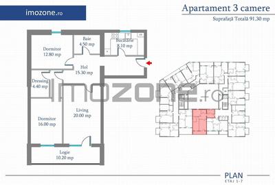 Apartament 3 camere oferta august: loc de parcare gratuit pentru apartamentele cu 3 camere