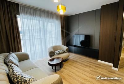 Apartament cu 2 camere semidecomandat, mobilat în Florești