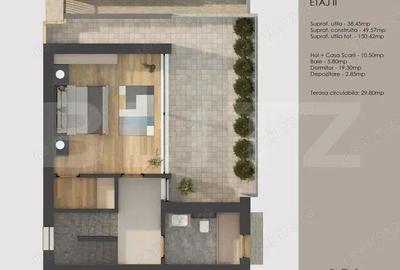 Casa cu 5 camere tip duplex, impecabila, zona Tractorul - 3