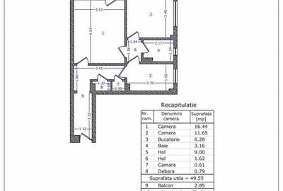 Vanzare Apartament 2 Camere Decomandat Drumul Taberei Metrou Brancusi - 13