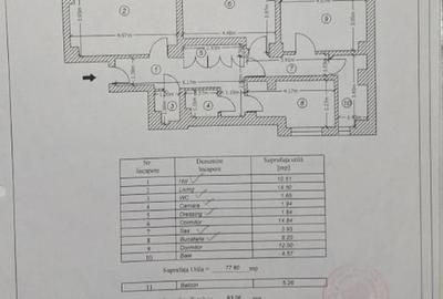 Apartament cu 3 camere decomandat în Unirii - 10