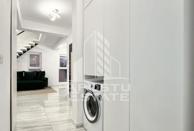 Penthouse cu 3 camere semidecomandat, mobilat în Giroc - 11