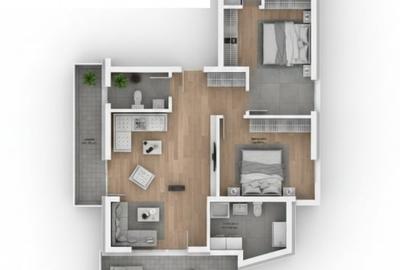 Apartament cu 3 camere decomandat în Pipera - 3