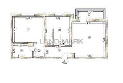 Apartament cu 2 camere decomandat în Odobescu - 11