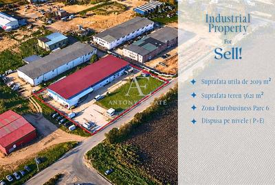 Spațiu industrial, de 2,019 mp, în Vest