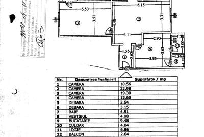 Apartament cu 4 camere în Moșilor