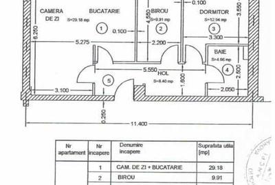 Apartament cu 2 camere decomandat în Vest