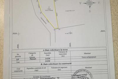 Teren de 392 mp, în Florești