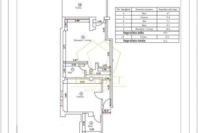 Apartament cu 2 camere decomandat în Giroc - 1