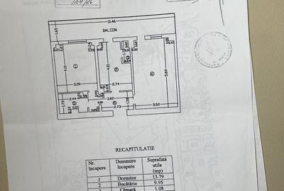 Apartament cu 2 camere decomandat în Central - 1