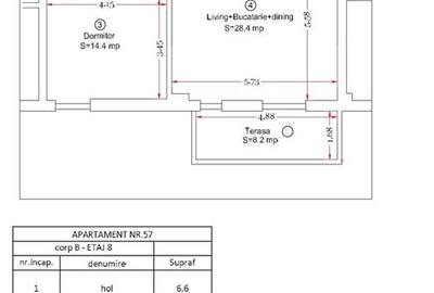 Apartament cu 2 camere nedecomandat în Aradului - 2