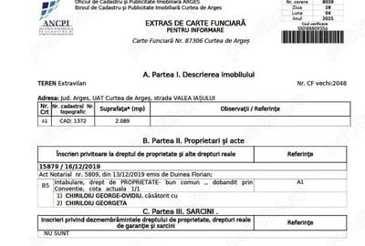 Teren de 2089 mp, în Vest - 2